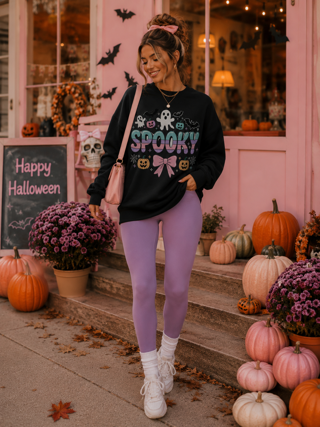 Spooky Pastel Crewneck Sweatshirt