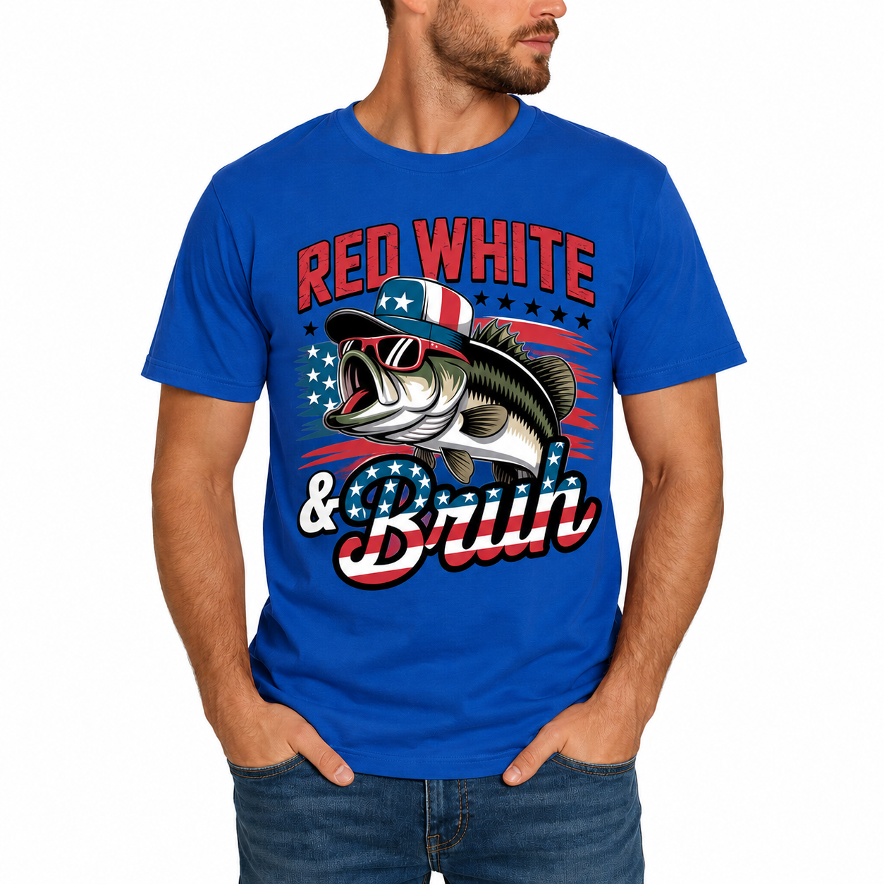 Red, White & Bruh Tee
