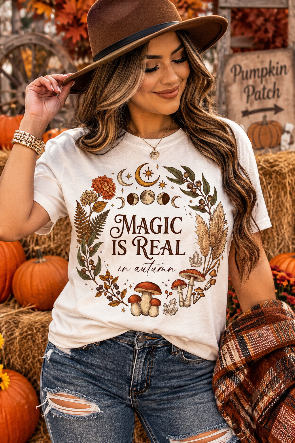 Magic Is Real in Autumn Graphic Tee