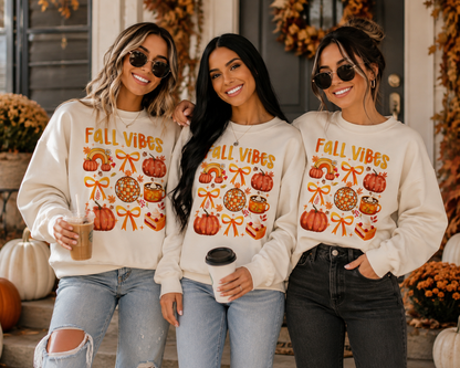Fall Vibes Graphic Crewneck Sweatshirt 🤎