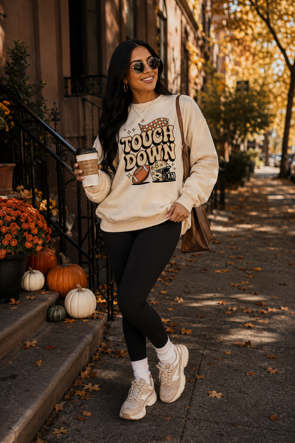 Touchdown Football Crewneck Sweatshirt