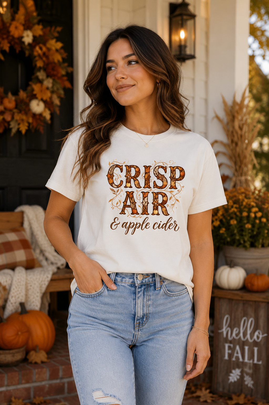 🍁 Crisp Air & Apple Cider Graphic Tee