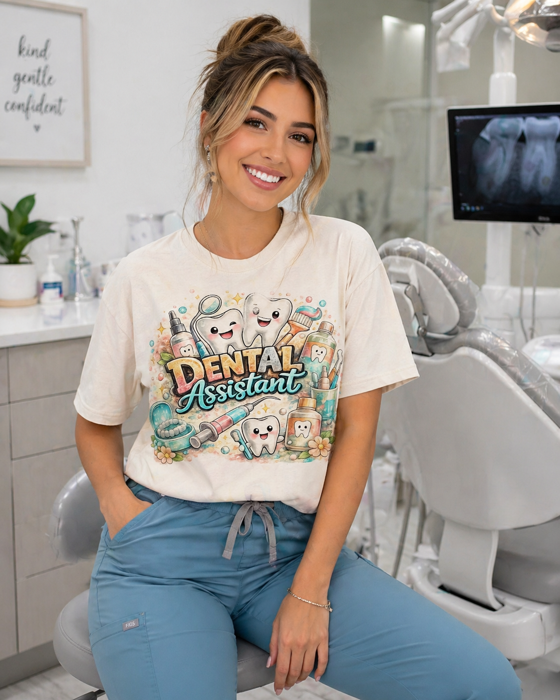 Dental Assistant Crew Tee
