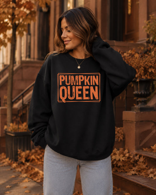 Pumpkin Queen Unisex Crewneck Sweatshirt