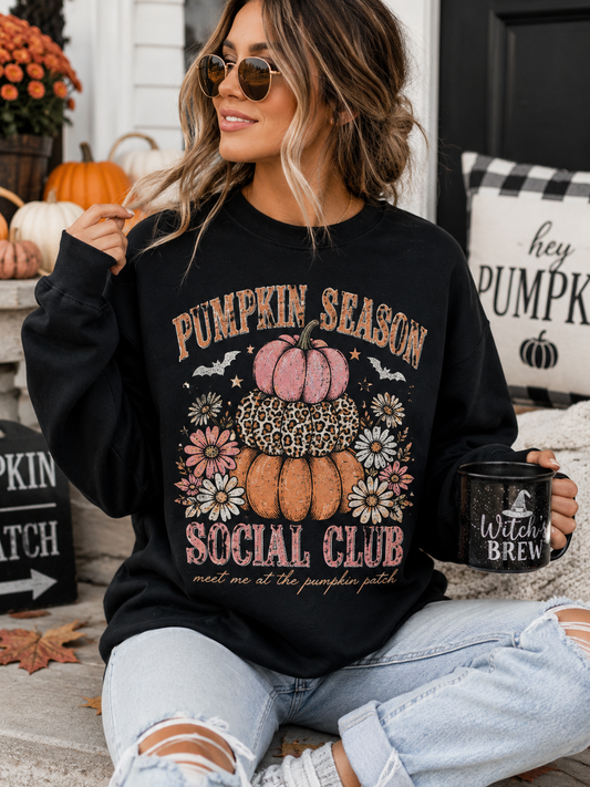 Pumpkin Season Social Club Crewneck