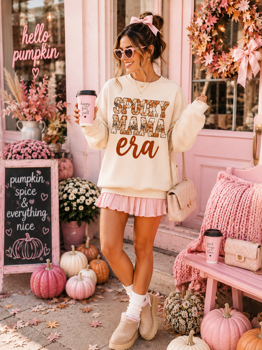 Spooky Mama Era Crewneck Sweatshirt