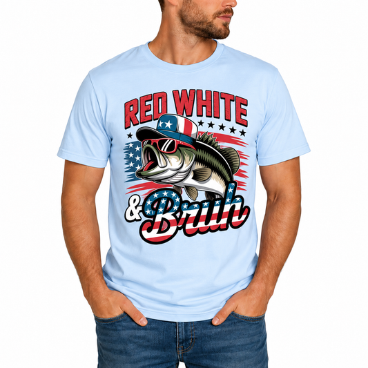 Red, White & Bruh Tee
