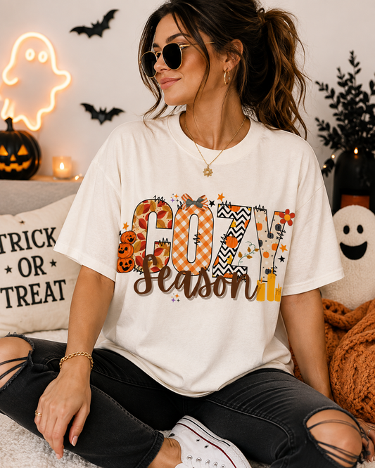 Cozy Season Fall Pumpkin Graphic Tee 🍂