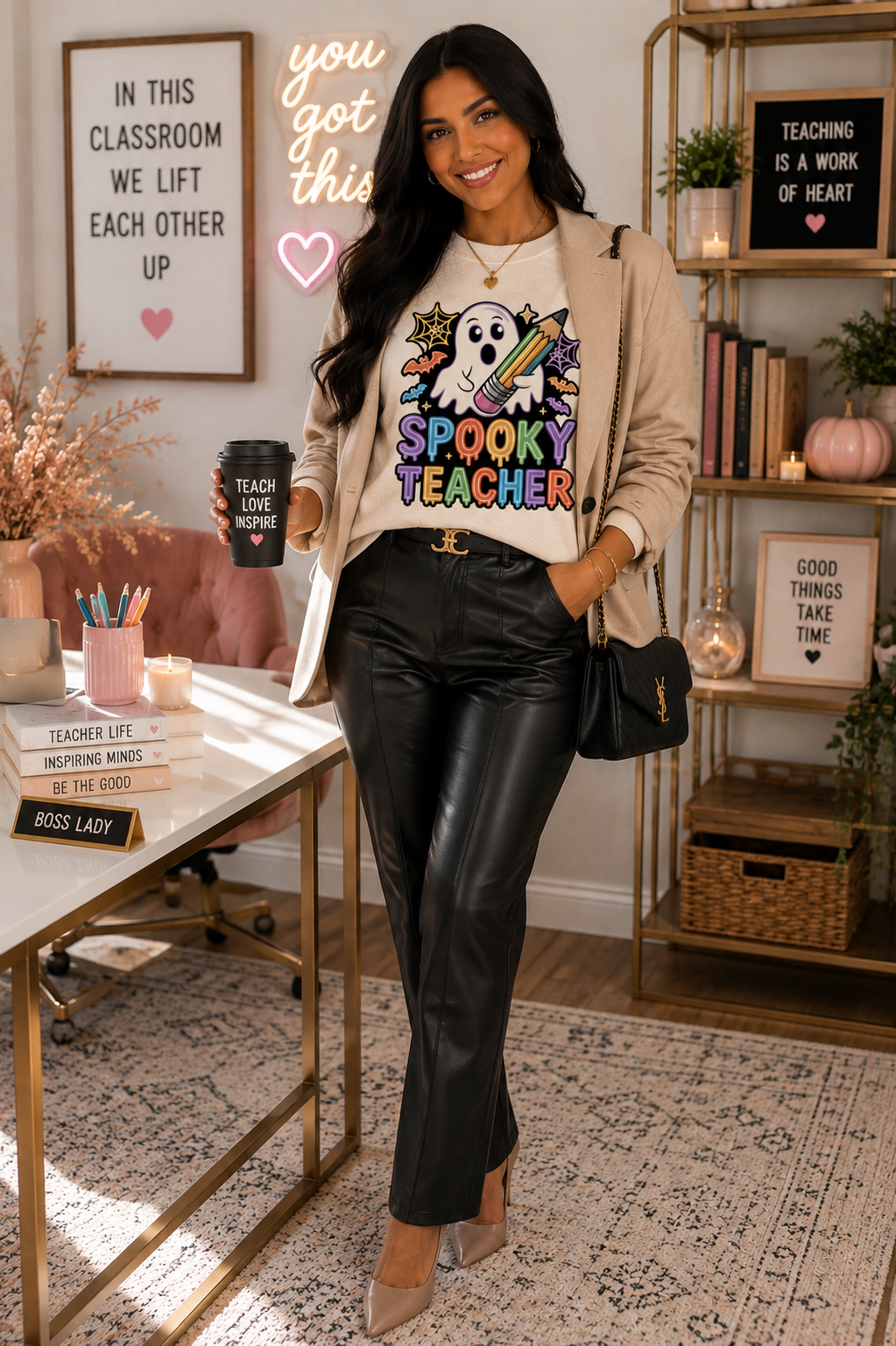 Spooky Teacher Halloween Sweatshirt