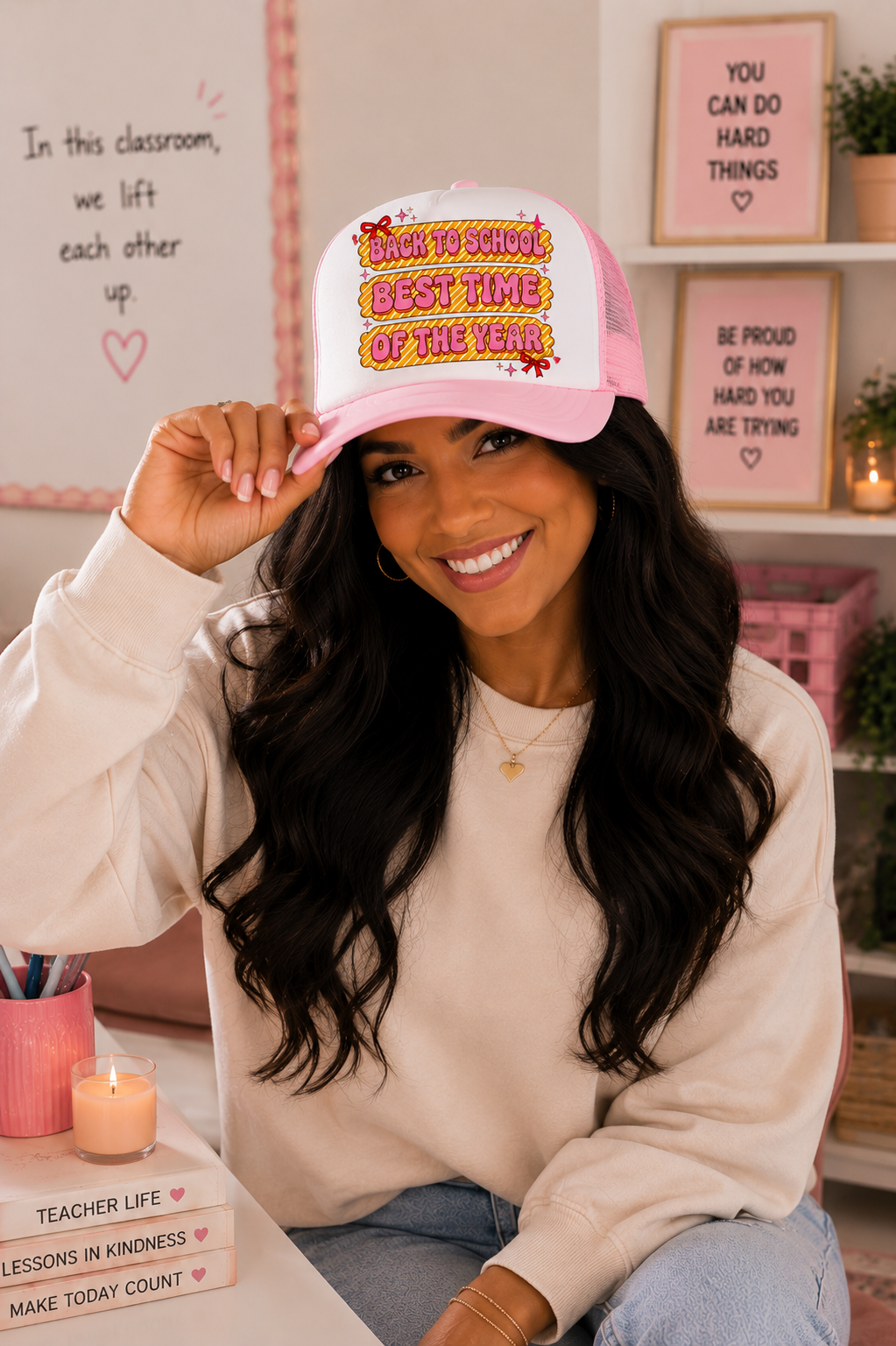 Back to School Best Time of the Year Trucker Hat