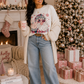 Groovy Santa Christmas Graphic Tee