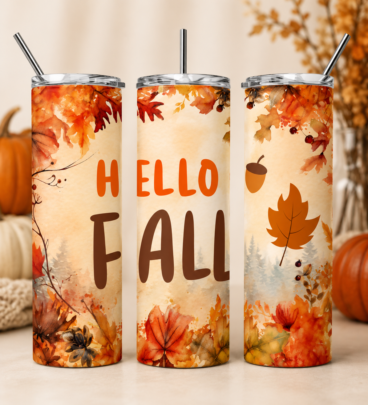 Hello Fall 20oz Tumbler