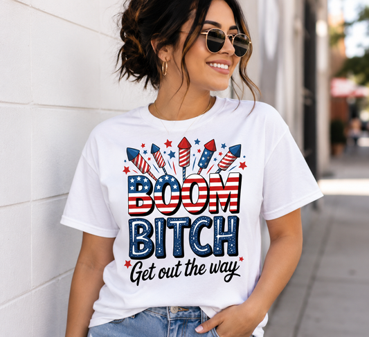 Boom Bitch Tee – Gildan