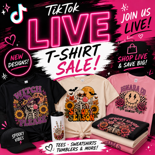 TikTok LIVE T-Shirt- Comfort Colors